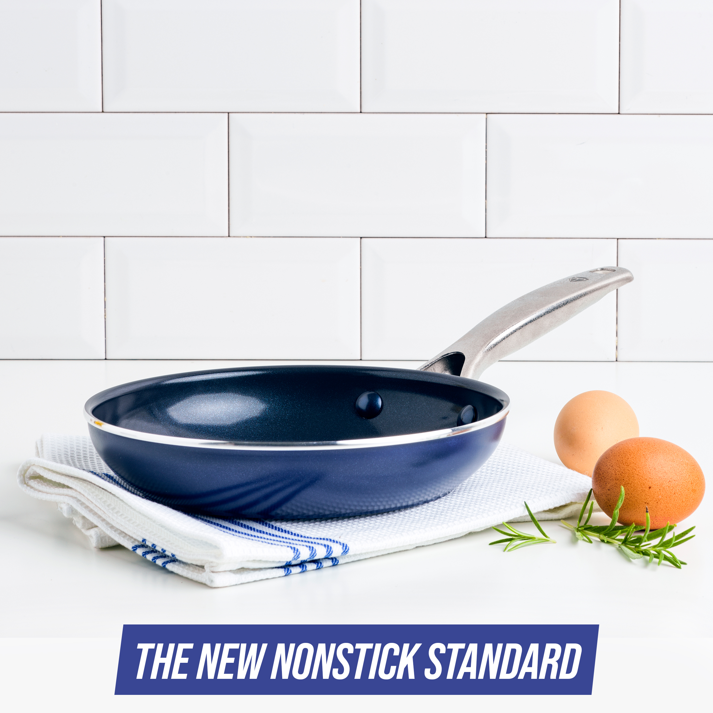 Blue Diamond Ceramic Nonstick 8-Inch Fry Pan, Blue photo 7