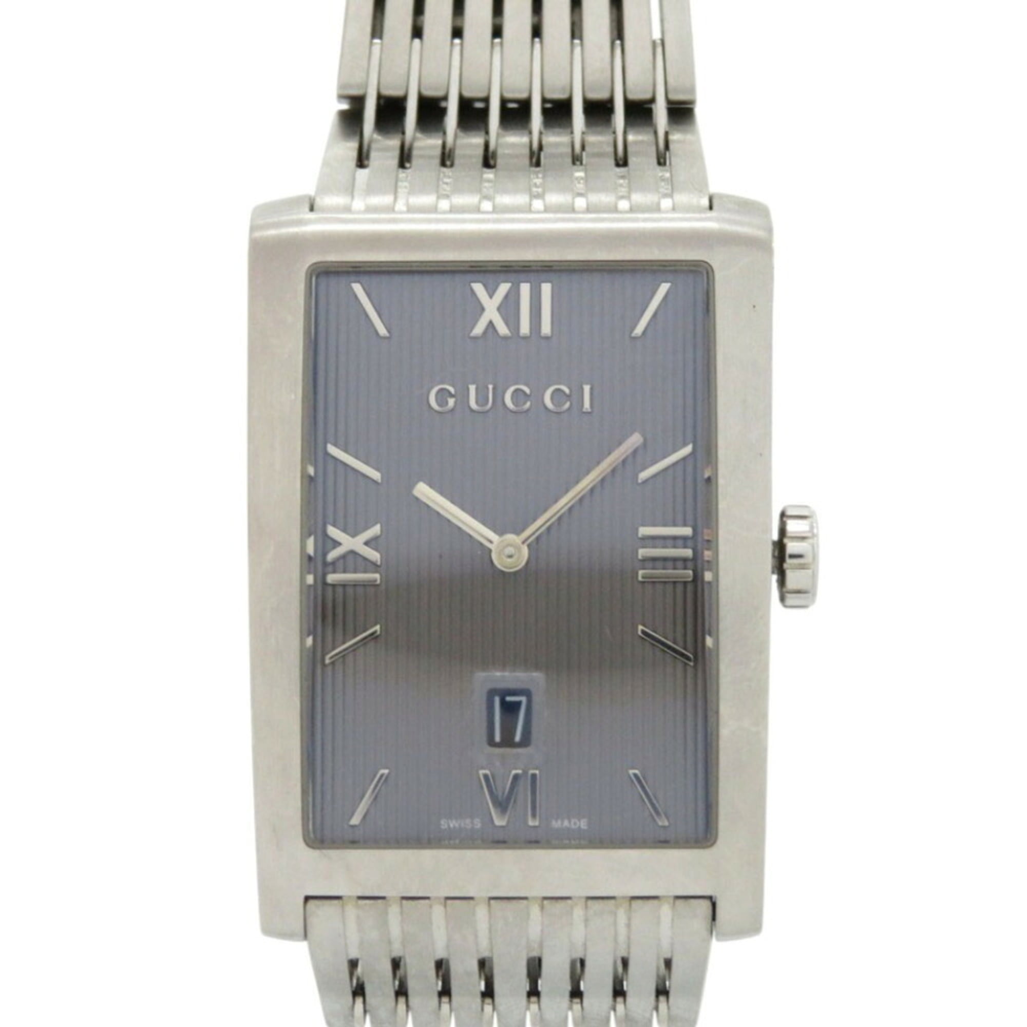 Gucci G-Chrono XL Steel Chronograph Black Dial Quartz Men Watch