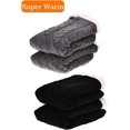 thumbnail image 2 of 2 Pairs Women's Warm Slipper Socks Christmas Fuzzy Socks Fleece-lined Non Slip Slipper Socks, 2 of 7