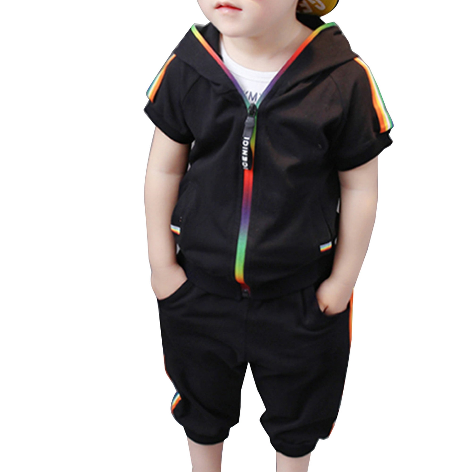 Boys Girls Baby Toddlers Kids Hooded Tracksuits 12M 2 3 4 5 6 