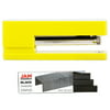 JAM Paper Office & Desk Sets, 1 Stapler 1 Pack of Staples, Yellow and Black, 2/pack