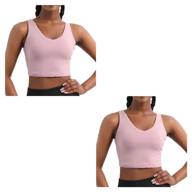 sweethay Camisola de Yoga para mujer, chalecos de verano para niñas, chaleco con sujetador, accesorio de ropa deportiva Type10 NO10