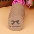 thumbnail image 4 of 100 Etiquetas de Papel Kraft Hechas A Mano, Lindas Minitarjetas Redondas Para Etiquetas de Precios, Regalos, Ropa y Más, Manualidad Con Cintas o Cuerdas, 4 of 8