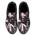 thumbnail image 2 of Faith Over Fear Breast Cancer Awareness Shoes Sneakers for Women Men Black Size 4, 2 of 7