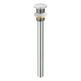 thumbnail image 3 of Bathroom Sink Pop Up Drain Stopper with 12" tailpiece, without Overflow, 3 of 5