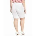 thumbnail image 2 of NYDJ womens  Plus Briella Optic White short, 28W, 2 of 3