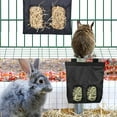 thumbnail image 4 of （Purple）Hay Bag Rabbit Hay Feeder Rabbit Feeding Bag Guinea Pig Hay Bags for Pets Guinea Pig Rabbit Guinea Pig Hamsters Small Animals, 4 of 5