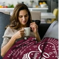thumbnail image 5 of 50th Birthday Gifts For Women Blanket 50" X 60", Happy 50th Birthday Decorations, 50 Year Old Birthday Gift Ideas, Fifty 1972 Birthday Gifts For Women, Best Gifts For Women Turning 50 Blankets, 5 of 6