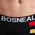thumbnail image 6 of Maoxin Mens Underwear Boxer Briefs Seamless Sexy Solid Color Letters Comfortable Breathable Boxers Underwear Men's Boxer Briefs Black M, 6 of 7