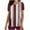 Wine, variant on Women's Spring/Summer Loose-Fit V-Neck Blouse Tee with Pockets Color-Block Striped Casual Pullover Resort Everyday Top 2025