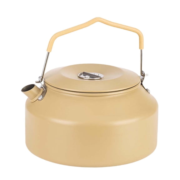 Hervidor de agua para acampar Tetera Tetera de 1,6 l Cafetera Olla de cocina Caldera de agua para Caqui