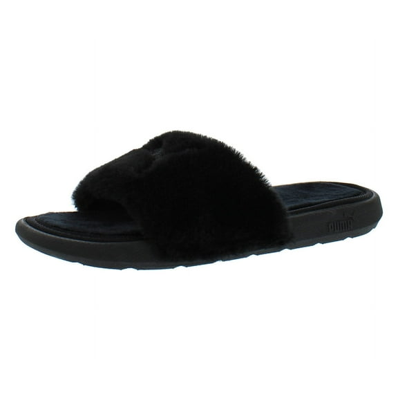 Puma Cool Cat Fluffy Ps Girls Shoes Size 13, Color: Black