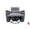 thumbnail image 4 of Levoluxe Sereno 36 Pouces Jaxxon Fauteuil Inclinable Pivotant à Bascule à Puissance Fumée, 4 of 14