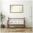 thumbnail image 2 of Amanti Art Custom Framed Wall and Bathroom Mirror (28.25 x 47.25 in.), Angled Gold Frame, 2 of 7