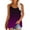 B41 Purple Womens Tank Tops Clearance Under $5, variant on Cagogo Ladies Spaghetti Strap Sleeveless Pleated Tank Tops Under $5 Workout Yoga Ombre Gradient Scoop Neck Flowy Camis Tshirt Loose Fitting Summer Tunic Tops