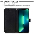 thumbnail image 6 of SaniMore for iPhone 14 Pro 6.1" Magnetic Flip Wallet Case, PU Leather Case with Card Slot & Kickstand Wrist Strap Shockproof Protective Case for Men Ladies, Skull, 6 of 6