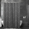 thumbnail image 5 of Bathroom Accessories, Fabric Shower Curtain Boho Bathroom Curtain With Tassel Textured Cloth Bath Curtain Modern Shower Curtain Set With Hooks, Bathroom Decor, 5 of 6