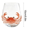 thumbnail image 6 of Generic Marine Animals Glass Cup, Cute Sea Life Themed Beverage Drinking Glass for Water, Juice and Cocktails, 6 of 6