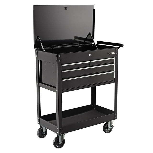 Olympia Tools 84-956 Chariot-poussoir à Rouleaux de Rangement pour Outils à 4 Tiroirs