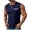 Dark Blue, variant on LIaqionyy Mens Shirts Sleeveless Button down Shirt Workout Muscle Tank Tops Casual Basic Summer Top Clothes