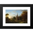 thumbnail image 2 of Thomas Cole 24x16 Black Modern Framed Museum Art Print Titled - The Return (1837), 2 of 5