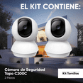 thumbnail image 5 of Videovigilancia Cronos 2 Cámaras blancas 2MP Full Hd Wifi Audio Bidireccional / Cobertura 360° Malubero, Blanco, 5 of 5