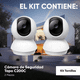 thumbnail image 5 of Videovigilancia Cronos 2 Cámaras blancas 2MP Full Hd Wifi Audio Bidireccional / Cobertura 360° Malubero, Blanco, 5 of 5