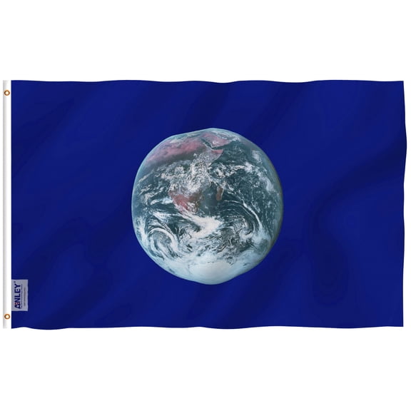 ANLEY Fly Breeze 3x5 Foot Earth Day Flag - Environmental Awareness Flags Polyester with Brass Grommets