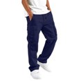 thumbnail image 5 of CONZONE Kids Boys Baggy Cargo Pants Straight Leg Hiking Pants for Child Elastic Waist Drawstring Lightweight Fall Winter Outdoor Jogger Pants with Pockets, 5 of 5