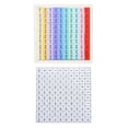 thumbnail image 3 of Esquirla Wooden Math Board Toy Counting Math Table Board Game for Travel Outdoor Home Multiplication Board, 3 of 8