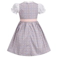 thumbnail image 3 of Sunny Fashion Girl Dress Pink German Dirndl Oktoberfest Beer Outfit Bavarian Festival 10 Years, 3 of 13