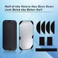 thumbnail image 6 of Gealach RV Privacy Shade Cloth, 16x25in, Black, 1pc + Insulated Roof Vent Cover, 16x16in, 1-Pack, 6 of 7