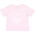 thumbnail image 3 of Inktastic I Love My Gigi in White Chalk Heart Boys or Girls Toddler T-Shirt, 3 of 5