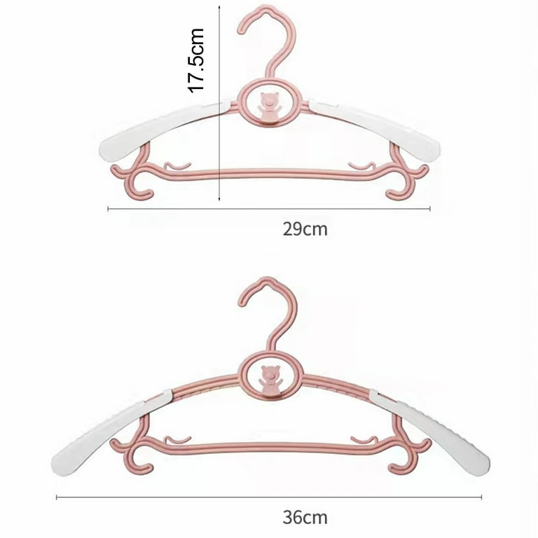 5/30pcs Telescopic Baby Hangers Clothes Organizer Closet Non