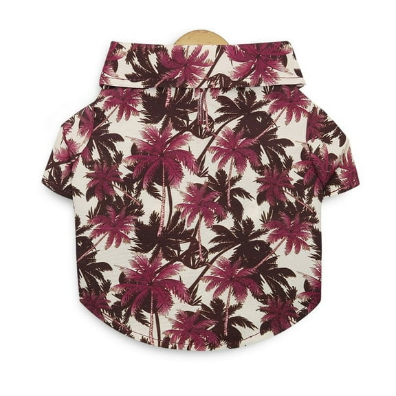 Pet Summer Printed Shirt, Dog Thin Short Sleeves Dog Shirt Clothes Summer Vest Costume Beach Pattern, XS/S/M/L/XL