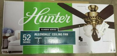 Craftmade Phaze 52" Ceiling Fan With LED Light - Modern Triple Mount, 5 Blades, Brushed Nickel 4 thumbnail image