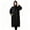Black, variant on Rain Ponchos For Women, Zip-Up Long Sleeve Hooded Raincoat Reusable Lightweight Rainwear Hoodies Jackets With Pockets