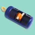 thumbnail image 1 of Yeacher Medicine Box Portable Independent Lattice Pill Case Storage Organizer Container Dispenser, 1 of 8