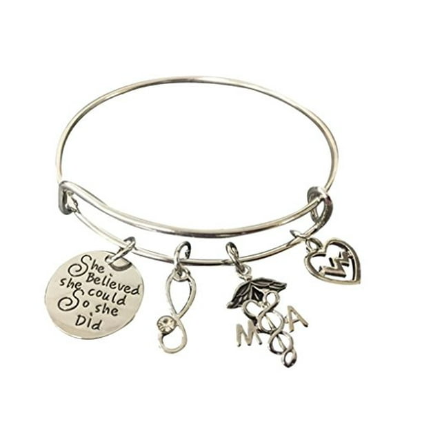 Infinity Collection Medical Assistant Bracelet Charm Bracelet