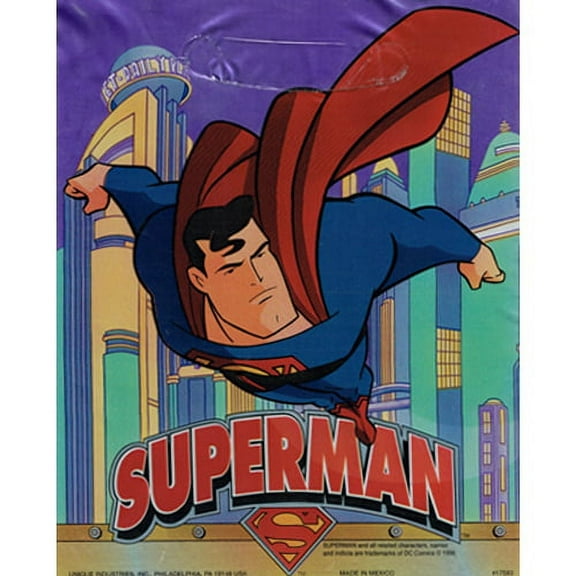 Superman Vintage Foil Favor Bags (8ct)