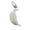 White, variant on Keychains Key Pendant Dumpling Model Cute Food Prop Realistic Dumplings Photography Accessory for Everyday Carry and Collectibles,6.32 cmx3.2 cm,Green