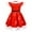 Red, variant on Kids Christmas Outfit Girl Flutter Sleeve Kids Girl Christmas Dress Girls Dress Size 9-10 Years
