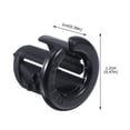 thumbnail image 4 of Miangastore 100pcs Cable Hose Snap-locks Grommet Locking Bushing Nylon Protective Grommet, 4 of 8