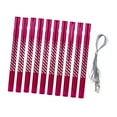 thumbnail image 4 of Juego de 10 tubos de aluminio para carillón de viento, accesorios de repuesto, tubos vacíos para manualidades de exterior y patio. Rosa, 4 of 8