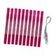 thumbnail image 4 of Juego de 10 tubos de aluminio para carillón de viento, accesorios de repuesto, tubos vacíos para manualidades de exterior y patio. Rosa, 4 of 8