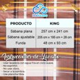 thumbnail image 2 of Juego De Sabanas King Size Microfibra Amplias Con Diseño NubiSuave  Estampado, 2 of 6