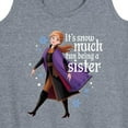 thumbnail image 3 of Disney Frozen 2 - Snow Much Fun Being A Sister Anna Christmas - Women's Racerback Tank Top, 3 of 5