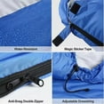thumbnail image 5 of Lightweight Sleeping Bag for Camping & Office – Hollow Cotton Filling, 180cm x 75cm, Unzips to Blanket, Compact Carry Bag (Red), 5 of 18