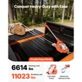 thumbnail image 2 of KFFKFF Heavy Duty Rope Puller, 6614 lbs Capacity, Ratchet Power Tool with 35 ft of 0.3 in Diameter Rope & Dual Hooks, Ideal for Tree Felling, Boat Transport, and Roadside Recovery, 2 of 9
