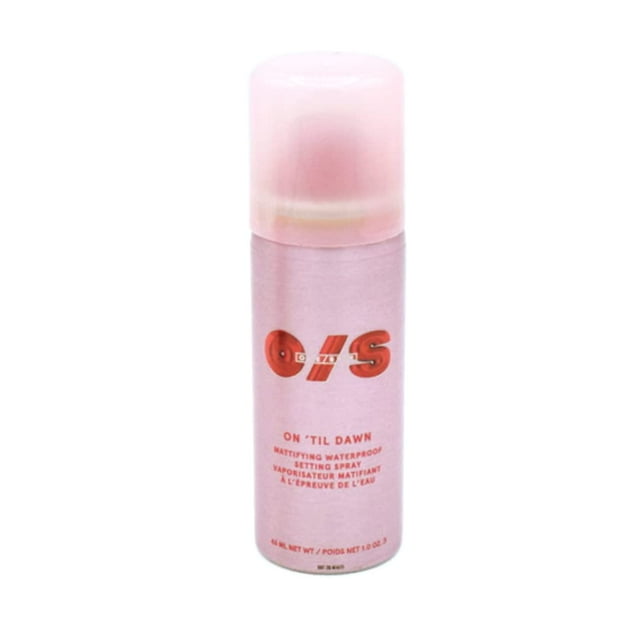 Talla única de Patrick Starrr On 'Til Dawn Tamaño de viaje Mini spray fijador matificante a prueba de agua para maquillaje facial de larga duración Acabado mate durante todo el día Spray de acabado li